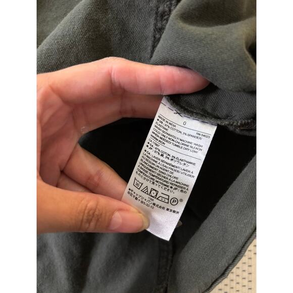 Banana Republic Skirt Womens 0 Army Green Mini - Picture 4 of 4